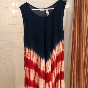 KAKTUS sundress. Red white and blue size L